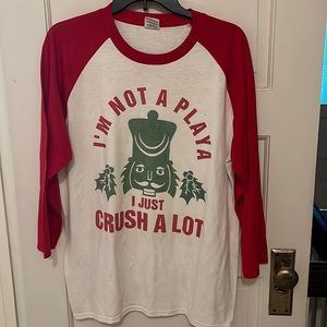 I’m not a playa… 3/4 sleeve Christmas shirt